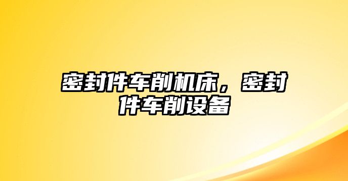 密封件車削機(jī)床，密封件車削設(shè)備