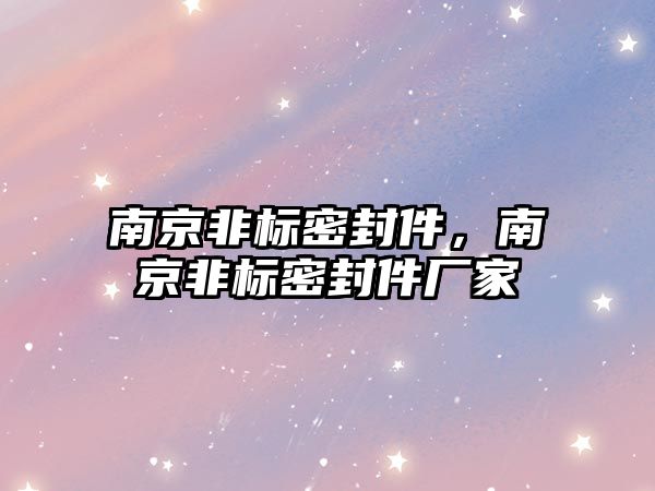 南京非標密封件，南京非標密封件廠家