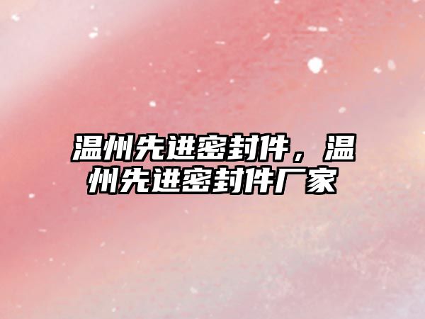 溫州先進(jìn)密封件，溫州先進(jìn)密封件廠家