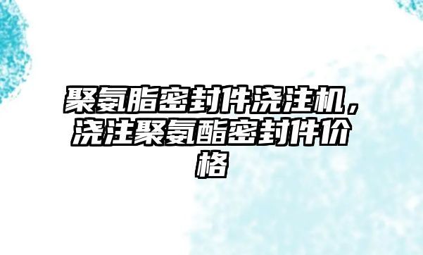 聚氨脂密封件澆注機(jī)，澆注聚氨酯密封件價(jià)格