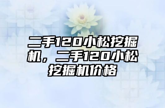 二手120小松挖掘機(jī)，二手120小松挖掘機(jī)價(jià)格