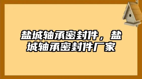 鹽城軸承密封件，鹽城軸承密封件廠家