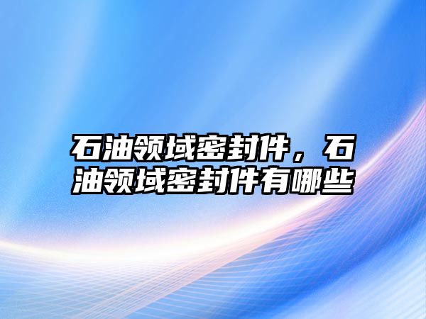 石油領(lǐng)域密封件，石油領(lǐng)域密封件有哪些