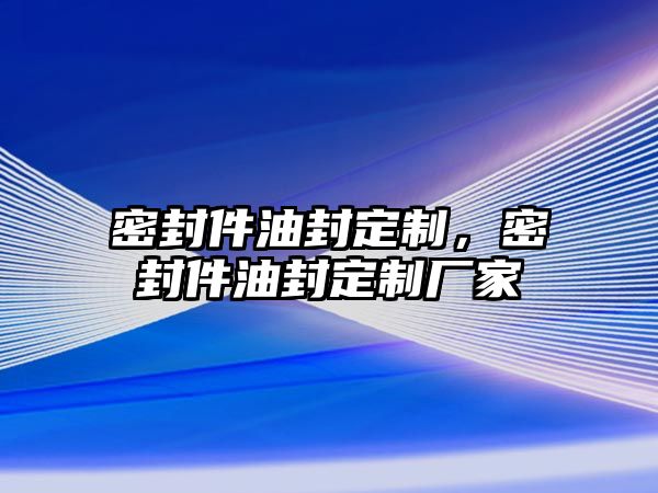 密封件油封定制，密封件油封定制廠家