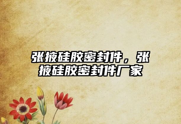 張掖硅膠密封件，張掖硅膠密封件廠家