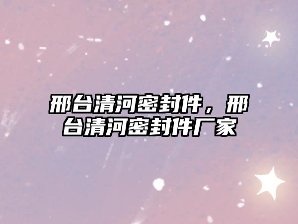 邢臺清河密封件，邢臺清河密封件廠家