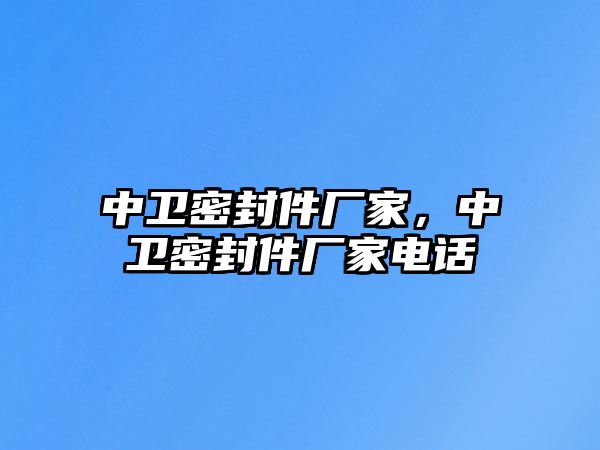 中衛(wèi)密封件廠家，中衛(wèi)密封件廠家電話