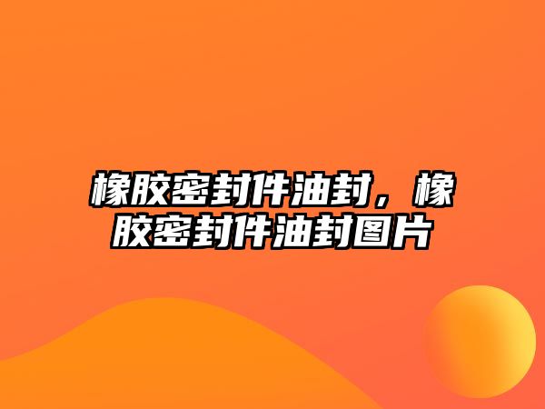 橡膠密封件油封，橡膠密封件油封圖片